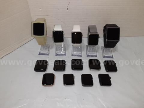 Lot of 14 - Apple Smart Watch Retina OLED Stainless Steel