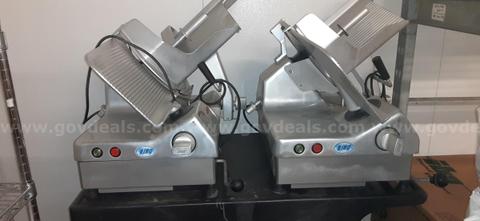 Lot of (2) 2019 Biro B350 Comfort Meat Slicers