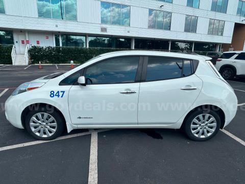 2017 Nissan Leaf  (Unit 847) Electric Motor, Automatic Transmission