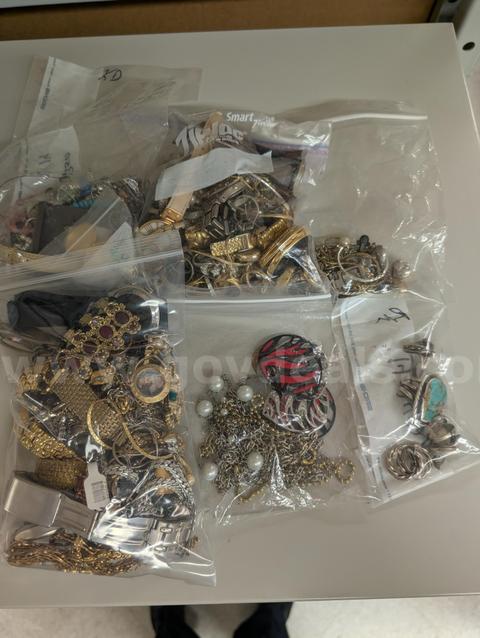 Large Bag of Costume Jewelry ( watches, rings, earrings, bracelets, necklaces