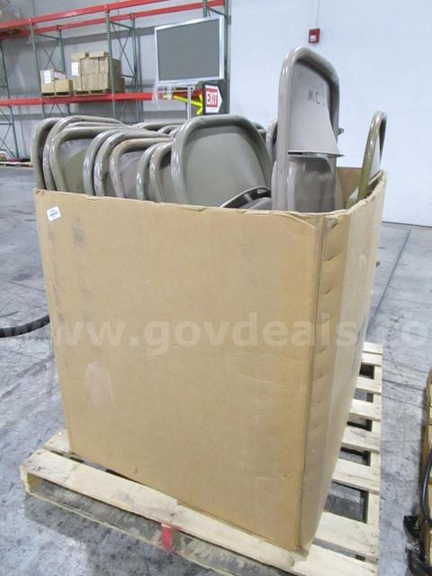24 Folding Chairs (A)