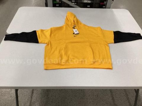 2XL Gold/Black Nike Iowa Sideline Pullover Hoodie