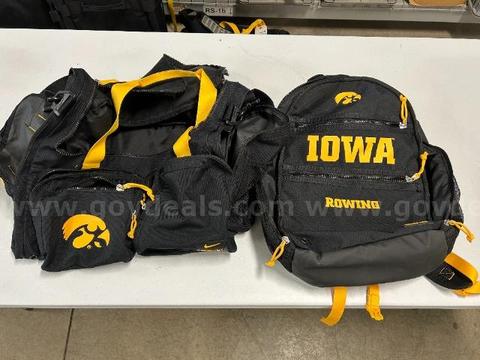 Lot of 2, Nike "U of I" Team Duffle Bag/ Backpack. Black in color.