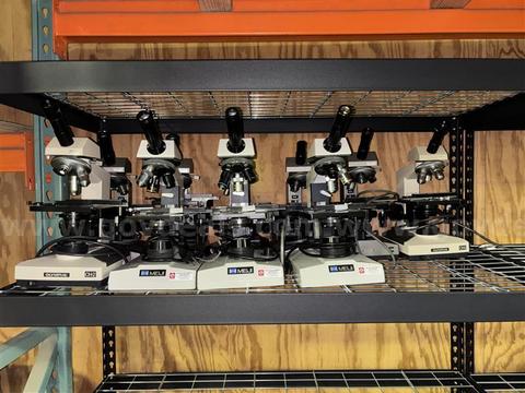 Lot of 10 Microscopes