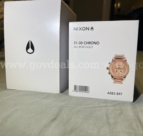 LOT of Ten (10) Nixon 51-30 CRONO Men's Watches