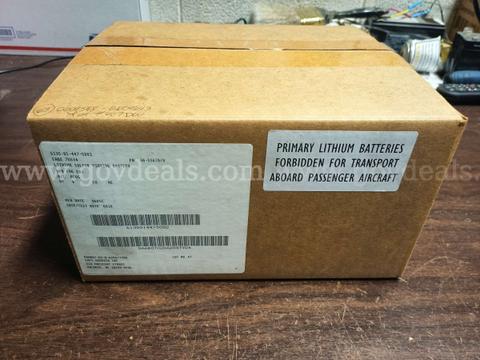 Box of 96 New SAFT 3V 1Ah Lithium Sulfur Dioxide Batteries BA-5567A/U DAAB07-02-D-A204