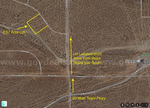 2.57 Acre Lot Kern County California