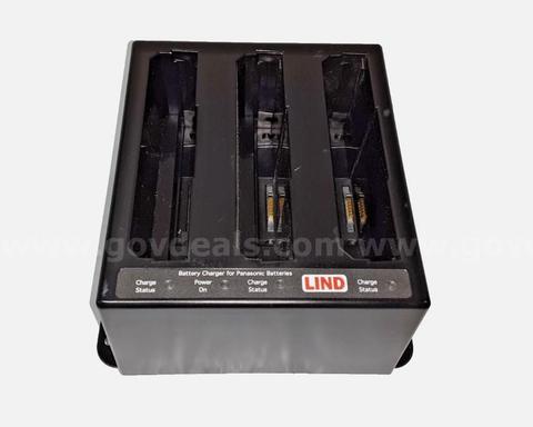 Lind PACH3G1-4008 3-Bay Battery Charger Panasonic FZ-LND3BAYG1
