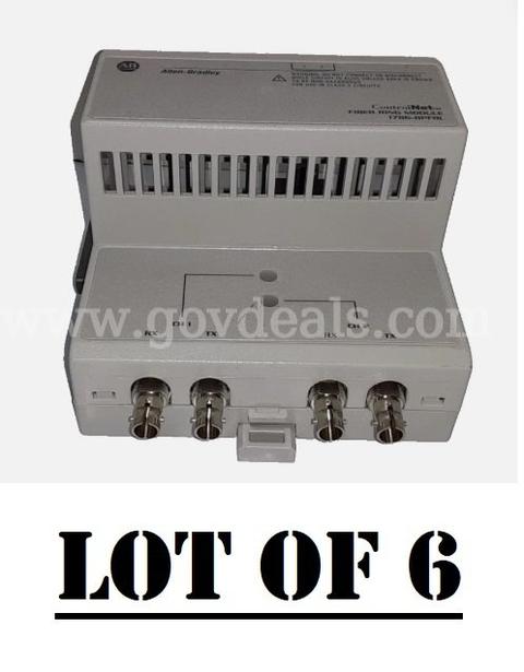 Lot of 6 - Allen-Bradley 1786-RPFRL CNet Fiber Ring Module 1786-RPFRL/B