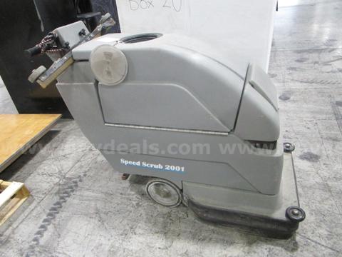 Nobles Floor Scrubber (D) - government surplus lot currently bid at $1 in Indianapolis, IN
