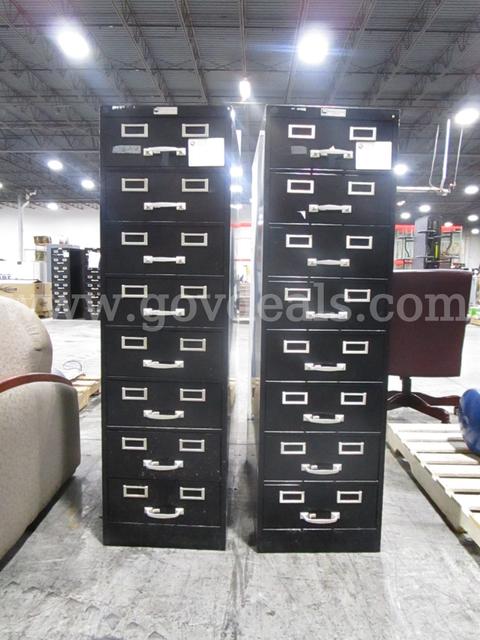 2 Card File Cabinets (B)
