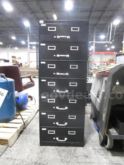 Card File Cabinet (B) - government surplus lot currently bid at $1 in Indianapolis, IN