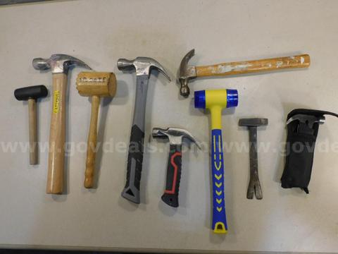 Hammers & Mallets (FS) - government surplus lot currently bid at $1 in Indianapolis, IN