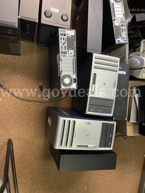 Lot of Printers, Misc Computer Parts, Two (2) New Scanners, Two (2) Server Cabinets