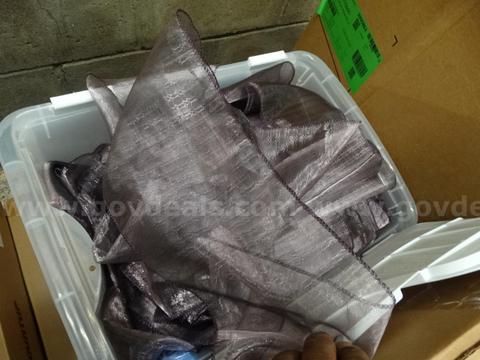 Wide Satin Chair Sash - Purple - Used