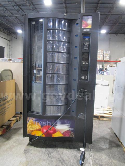 Revolving Snack Vending Machine (I) - government surplus lot currently bid at $1 in Indianapolis, IN