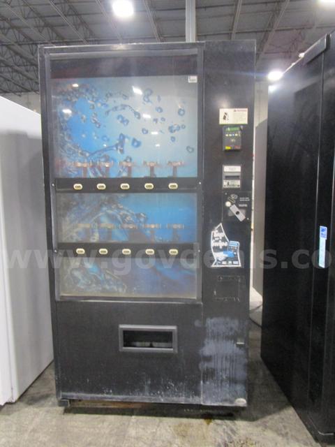 Beverage Vending Machine (H) - government surplus lot currently bid at $1 in Indianapolis, IN