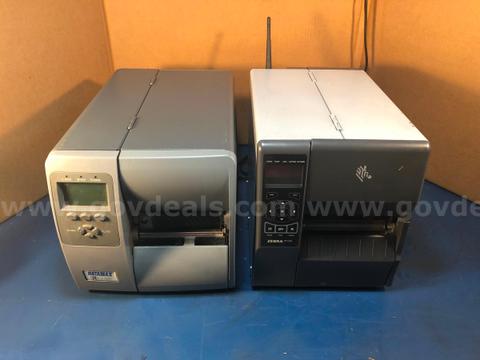 Lot of 2 Industrial Label Printers