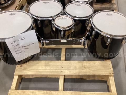 Pearl full shell marching tenors