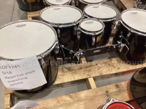 Pearl full shell marching tenors