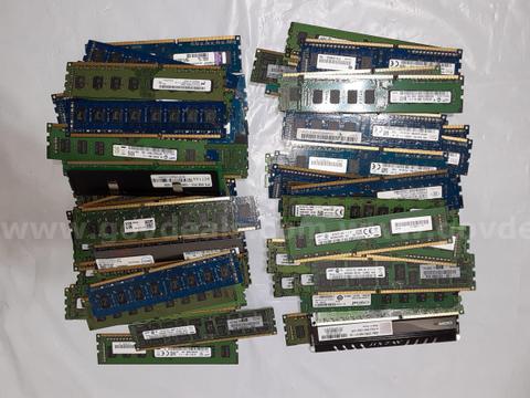 Lot of 100 - RAM 4GB DDR3 Memory Desktop PC / Server Mixed Type and Model