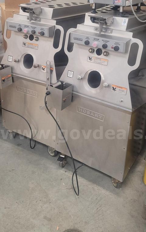 Lot of (2) 2019 Hobart MG2032 Mixer Grinder Tandems