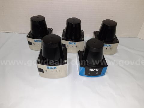 Lot of 5 - SICK 2D LiDAR Sensor Optical Laser Scanner - TIM100 / TIM551 / TIM581