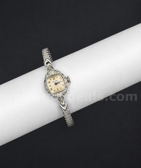 Bulova 1930- 1950 Vintage Cocktail, 10K Rolled Plated, Watch