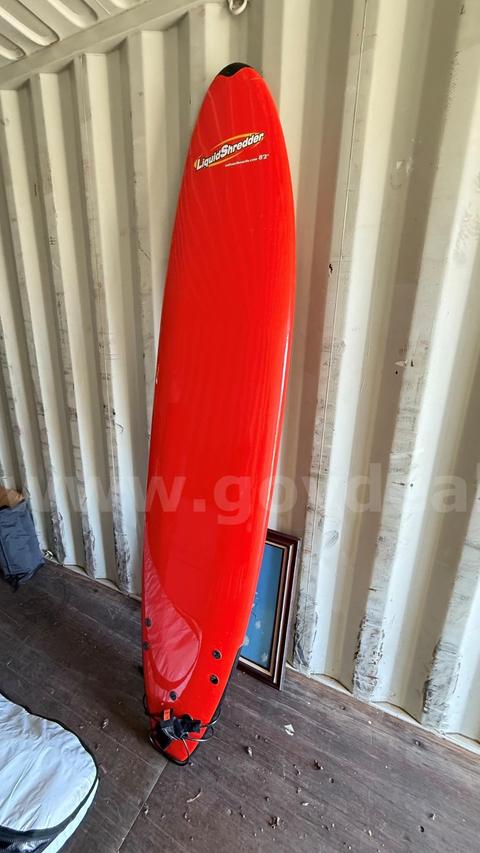 Liquid Shredder 8'2" surfboard with DAKINE padded storage bag- GREAT SHAPE!