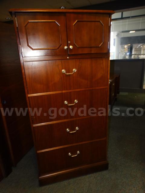 Wooden File Cabinet - Used