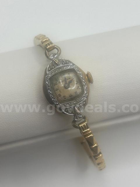 Bulova 1930- 1940 Vintage Cocktail, 10K Gold Filled, Watch