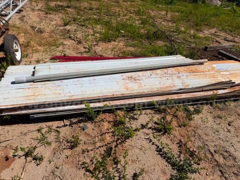 Two Stacks of Sheet Metal