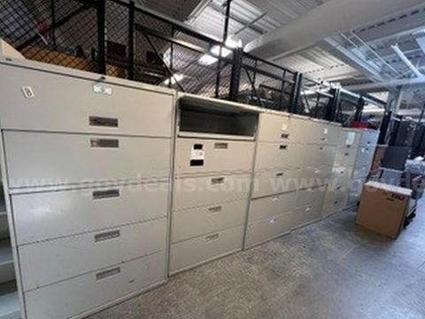 6 ea. Metal Filing Cabinets