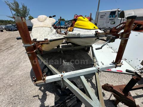 2 Jet Ski's On Trailer