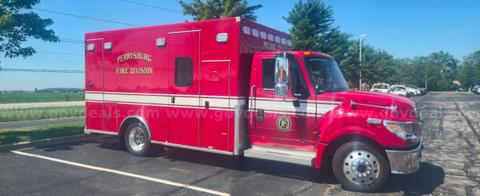 2014 International TerraStar with  Stryker Power-LOAD System and Stryker Power-PRO Powered Cot