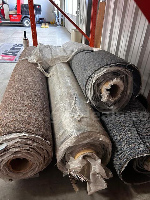 Assorted Rolls of Commercial/General Purpose Carpet (4 Rolls)