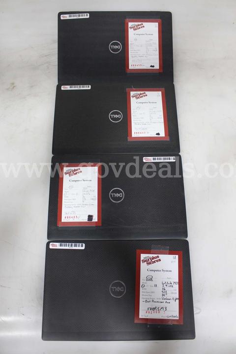 Lot of (4) Dell Latitude 7420 Laptops