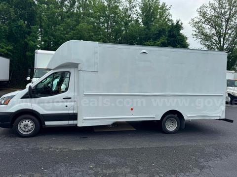 2021 FORD TRANSIT T350 STEPVAN, LOW MILE PARCEL DELIVERY VAN