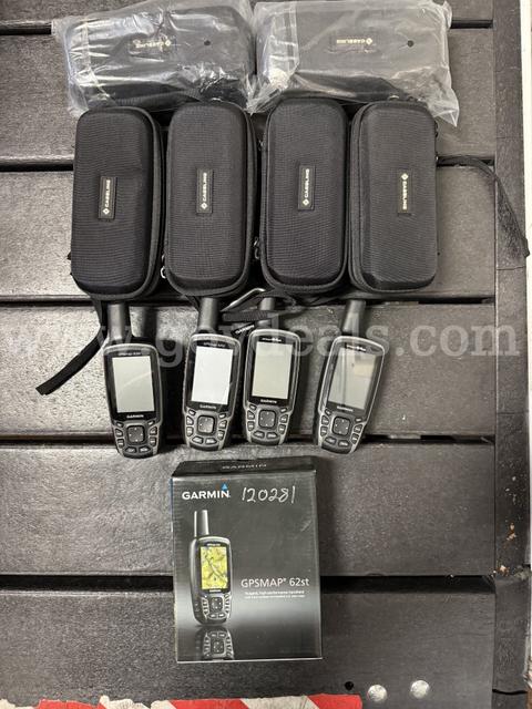 Garmin 62st handheld GPS - 4 units