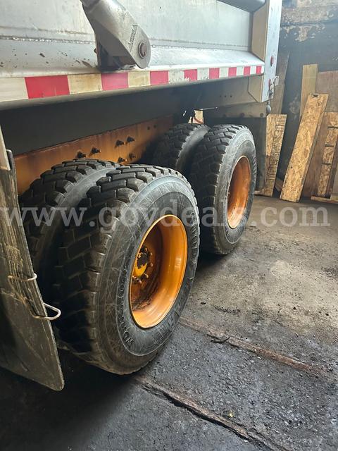LOT of 8 Rims and Goodyear 11R 22.5 Workhorse tires, NOT retreads