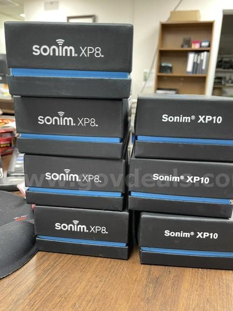 AT&T FirstNet Sonim Phones – 4 XP8 and 3 XP10 – Used – 7 Total