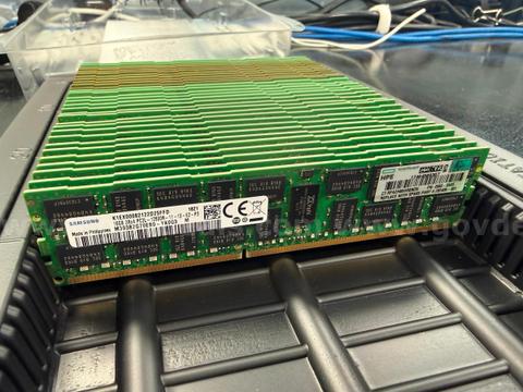 Lot of 130 Samsung HPE 16GB DDR3L PC3L-12800R ECC Registered Server RAM RDIMM