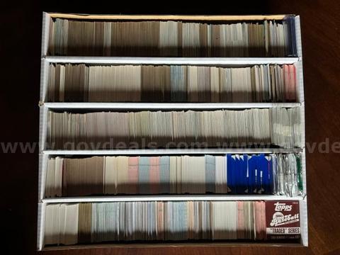 Sports Trading Card Collection – 5,025+ Cards (Baseball & Racing) | 1950s–Modern Era | Vintage, Prizm & Sealed Packs S/H