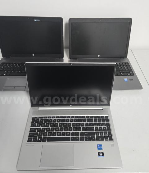 Lot of 3 HP ProBook 450 Laptops–For Parts or Repair