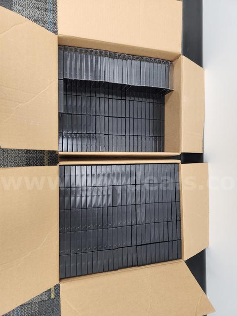 400 Empty Cassette Tape Cases