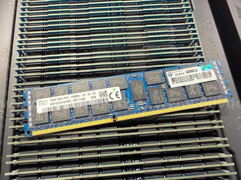 Lot of 320 HP SK hynix 16GB DDR3 ECC Registered RAM PC3-14900R 2Rx4 RDIMM 5.12TB