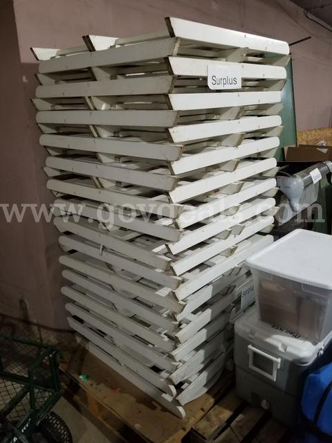Pallet of Wooden Folding Chairs