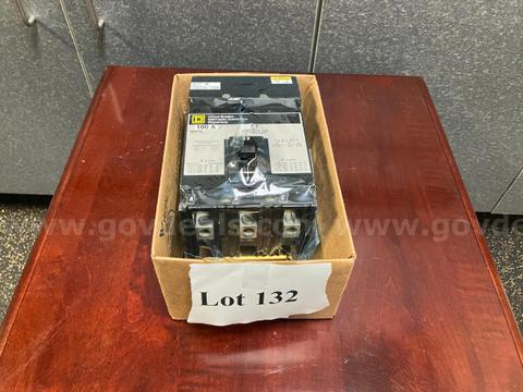 Square D FA34100 480V 100A 3PH Circuit Breaker