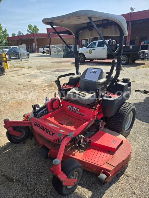 Gravely Mower 72" Commercial Zero Turn