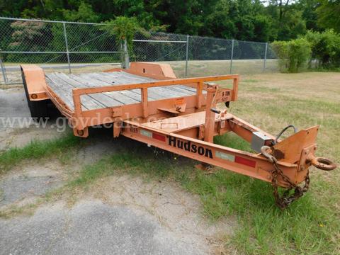 18' HUDSON EQUIPMENT TRAILER - 6 TON